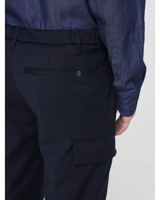 Dondup Blue Trousers for men