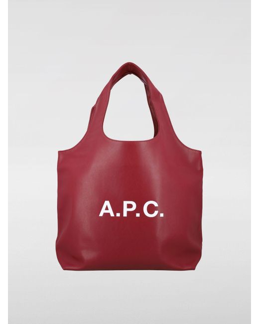 Borsa Uomo di A.P.C. in Red da Uomo