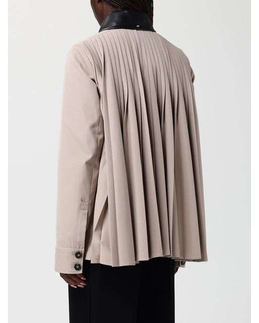 Sportmax Natural Cotton Blend Shirt Jacket