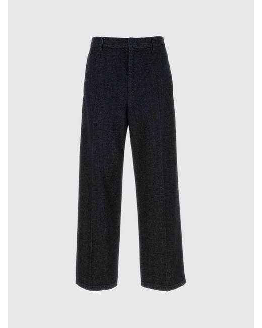 Jil Sander Blue Cotton Denim Jeans for men