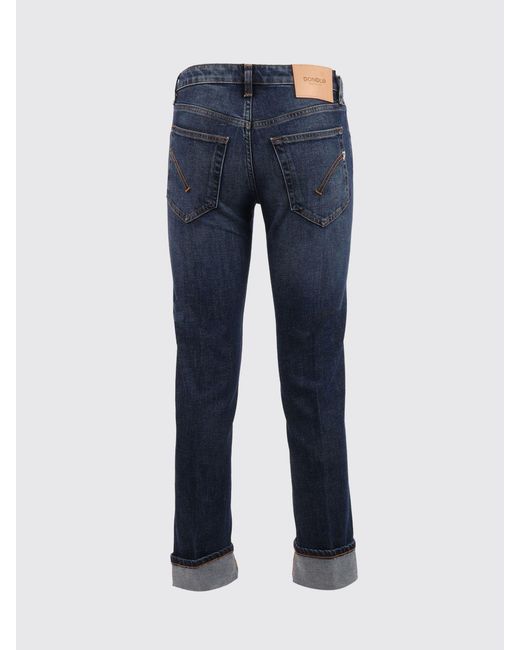 Dondup Blue Stretch Denim Slim Fit Jeans