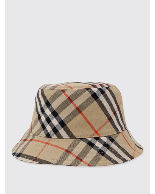 Cappello Vintage Checl in nylon di Burberry in Natural da Uomo