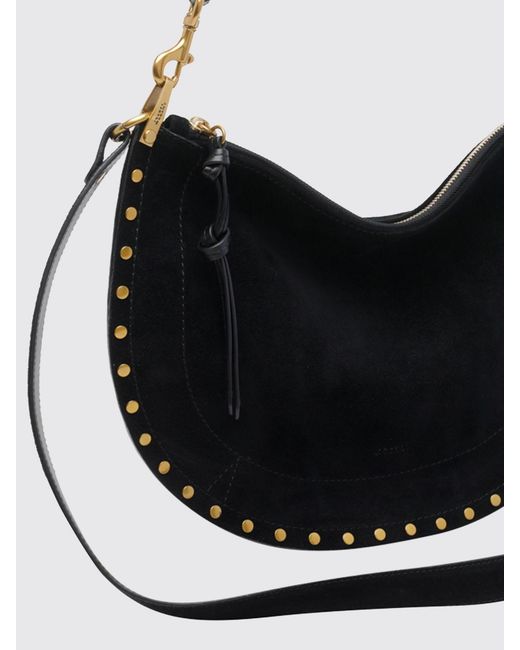 Isabel Marant Black Oskan Suede Bag