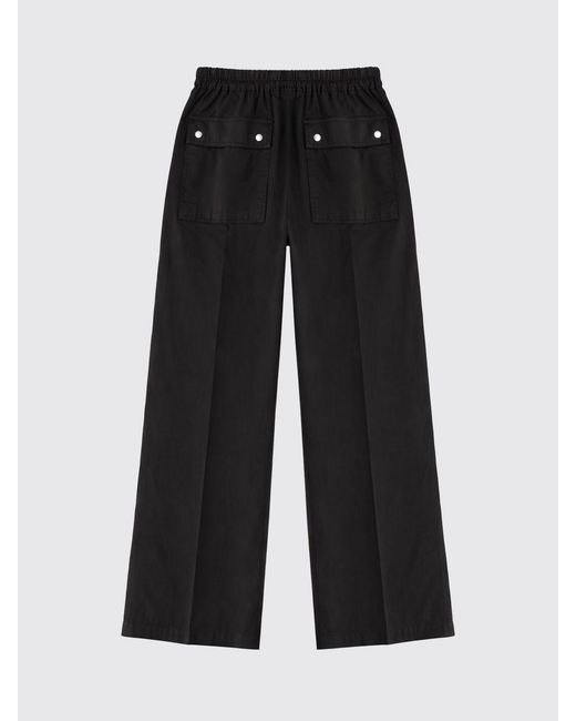Rick Owens Black Cotton Geth Belas Trousers