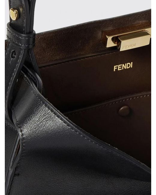 Fendi Black Way Medium Tote Bag