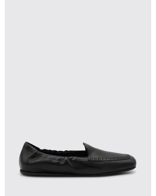 Church's White Leather Brogue Loafers