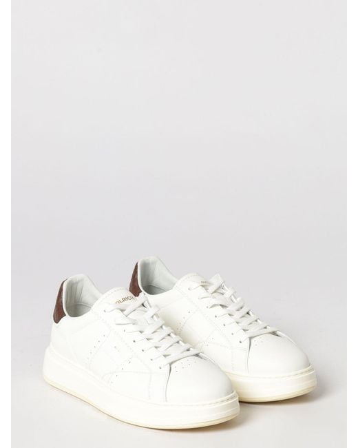 Woolrich Natural Leather Sneakers for men