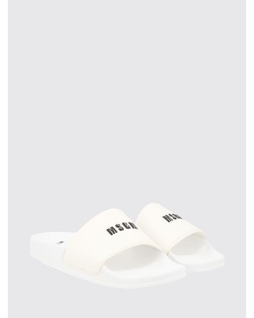 MSGM White Shoes for men