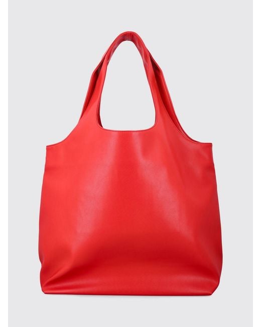 A.P.C. Red Ninon Faux Leather Shoulder Bag for men