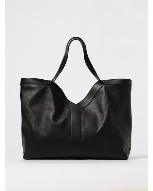 Borsa Tote Y Large di Saint Laurent in Black da Uomo