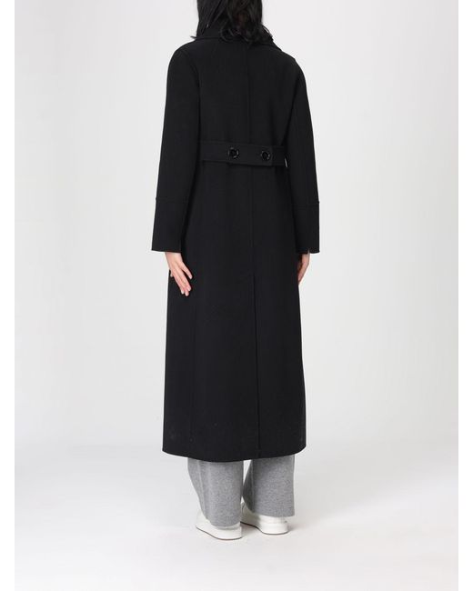 Max Mara Black Double-Breasted Coat