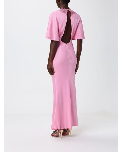 Twinset Pink Satin Dress
