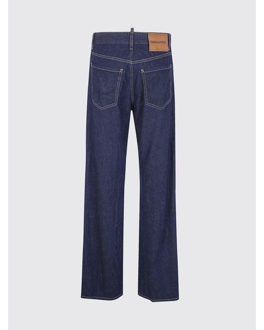 DSquared² Blue Straight Jeans