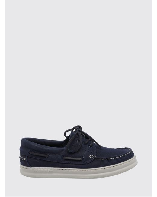 Camper Blue Runner Nubuck Boat Loafers for men