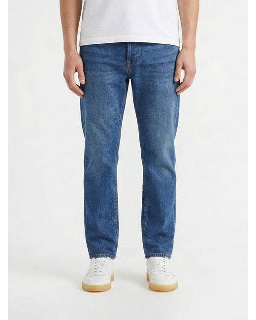 PT Torino Blue Slim Fit Cotton Jeans for men
