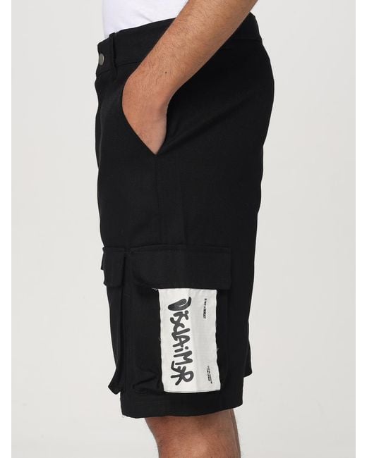 DISCLAIMER Black Short for men