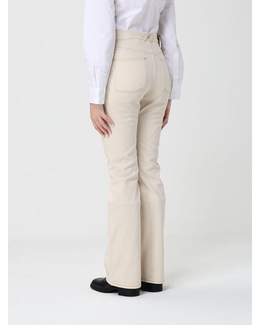 Burberry White Straight Jeans