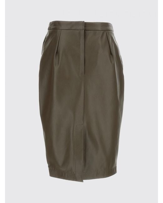 Stella McCartney Black High-Waisted Midi Pencil Skirt