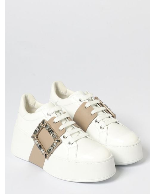 Roger Vivier White Sneakers