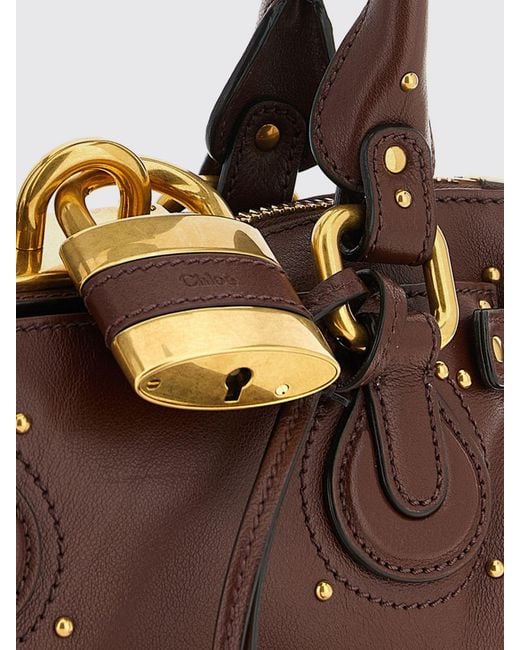 Chloé Brown Chlo&Eacute Paddington Leather Bag