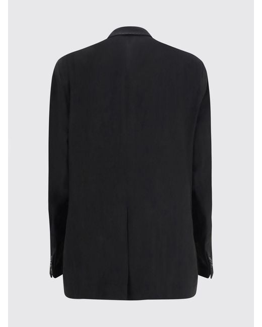 Gcds Blue Double-Breasted Viscose Blend Blazer By