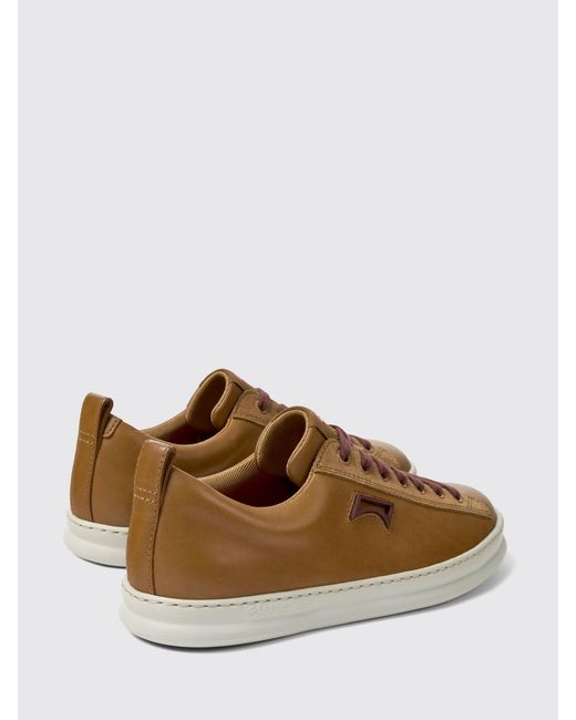 Camper Brown Runner Leather Sneakers for men