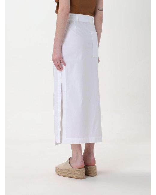 Barena White Skirt