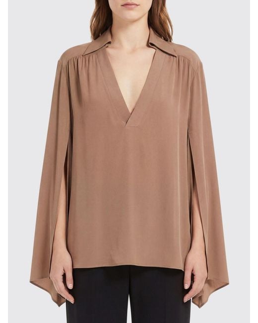 FEDERICA TOSI Natural Crêpe-Bluse