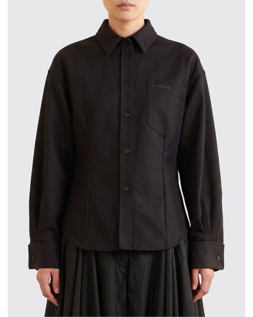 Balenciaga Black Cotton Shirt