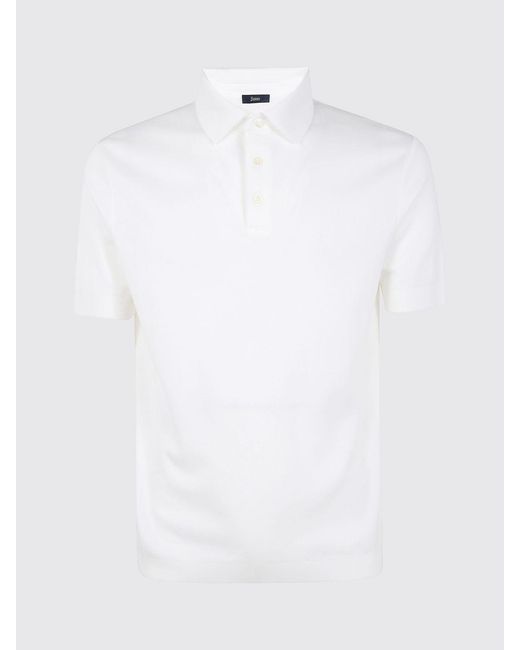 Herno White Polo Shirt for men