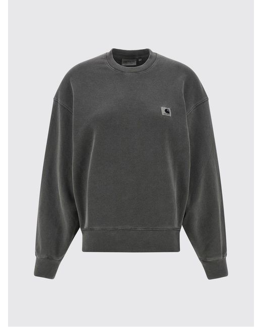 Carhartt Gray Cotton Crewneck Sweatshirt