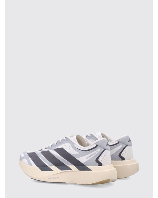 Adidas Originals White Adizero Evo Sl Exo Technical Fabric Running Trainers for men