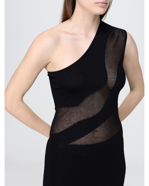 FEDERICA TOSI Black Asymmetric Dress