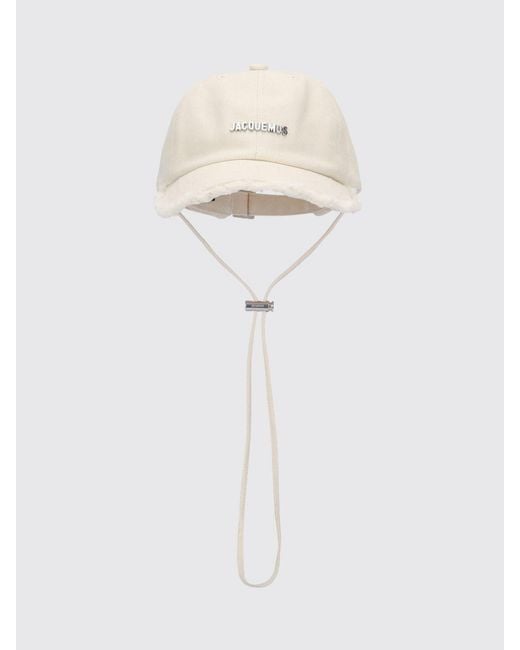 Jacquemus White La Casquette Artichaut Baseball Cap