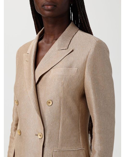 Tagliatore Natural Cotton Double-Breasted Blazer