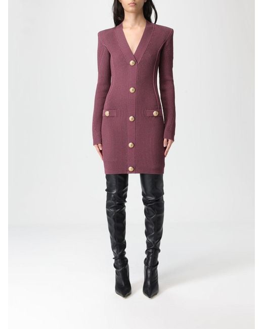 Balmain Red Dress