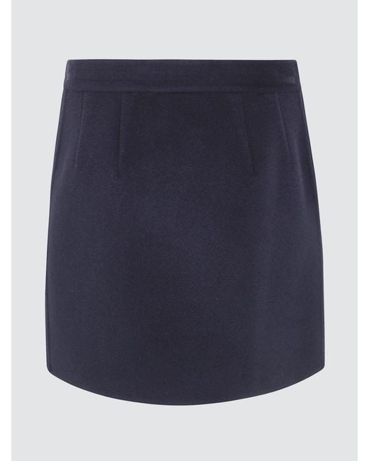 Semicouture Blue Skirt