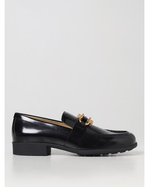 Bottega Veneta Black Monsieur Embellished Patent-Leather Loafers for men