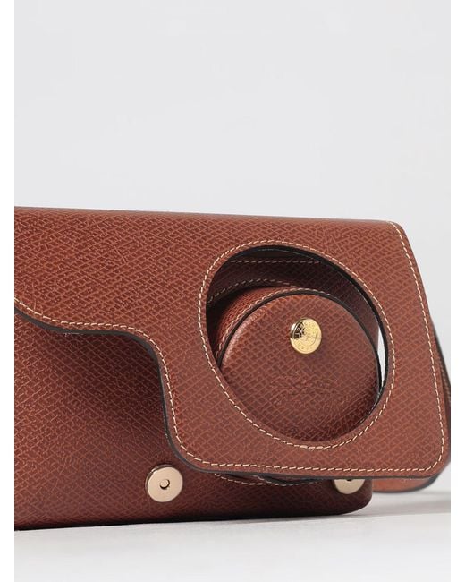 Longchamp Pink Épure Mini Cross-Body Bag With Flap