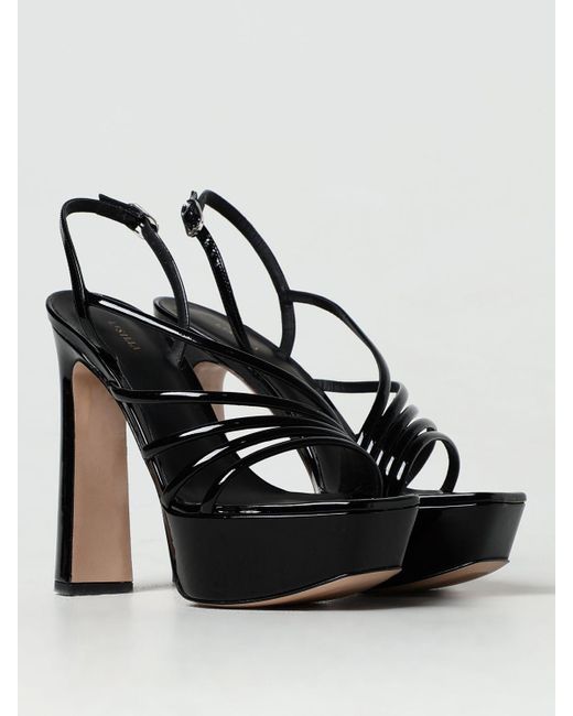 Le Silla Black Heeled Sandals