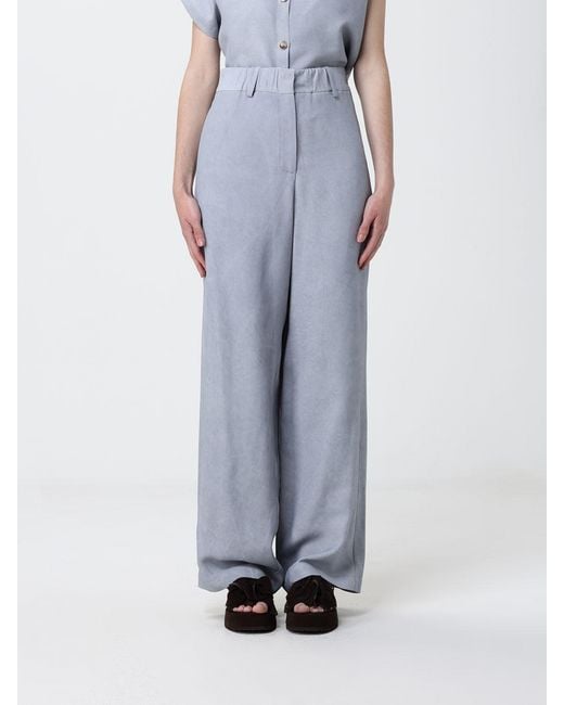 Alysi Blue Palazzo Trousers