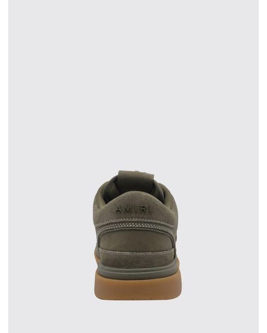 Amiri Green Logo-Appliqué Sneakers for men
