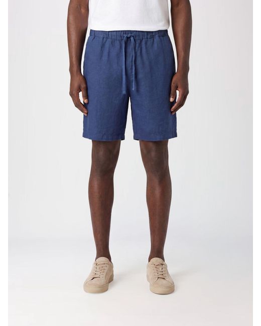 120% Lino Blue Shorts for men