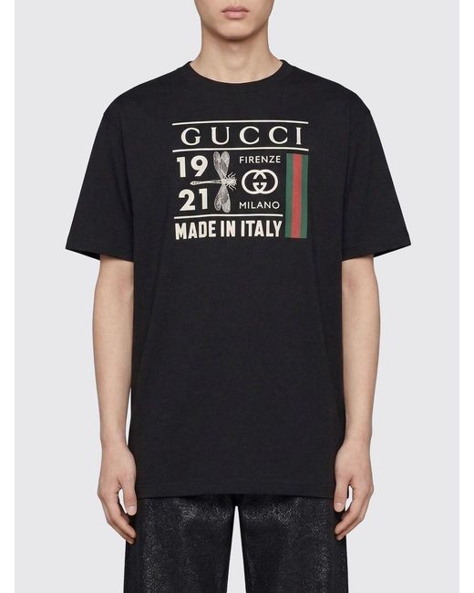 Gucci Black T-Shirt for men