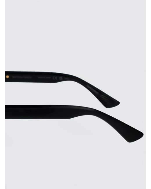 Bottega Veneta Brown Bolt Squared Injected Acetate Sunglasses for men