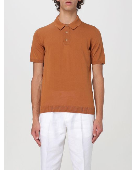 Camiseta Roberto Collina de hombre de color Brown