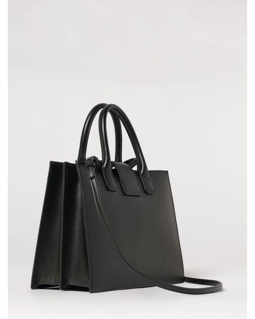 ARMANI EXCHANGE Black Faux Leather Bag