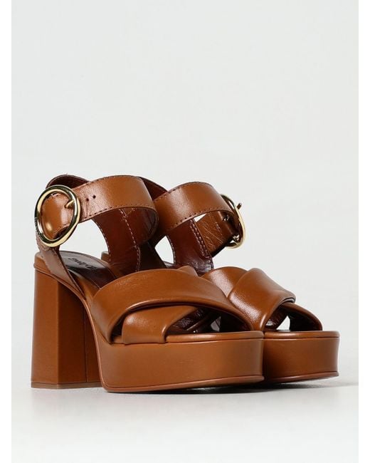 See By Chloé Brown Wedge Shoes See By Chloé