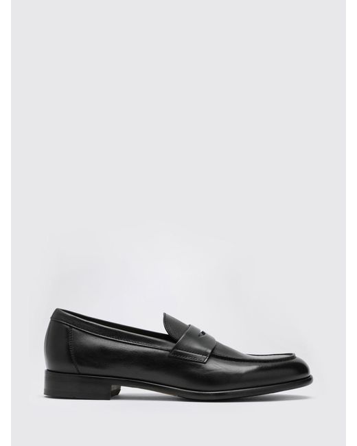 Doucal's White Leather Loafer for men