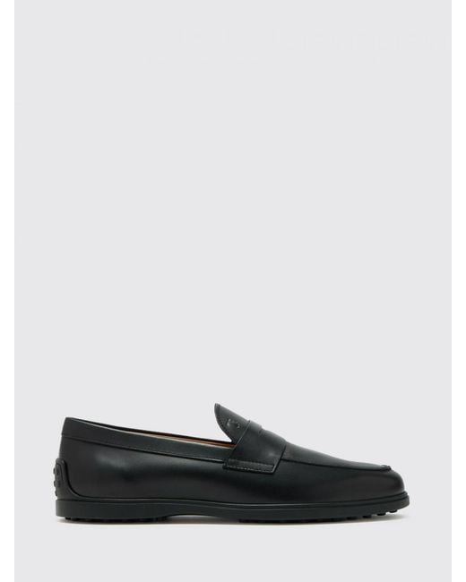 Tod's White Leather Loafers for men